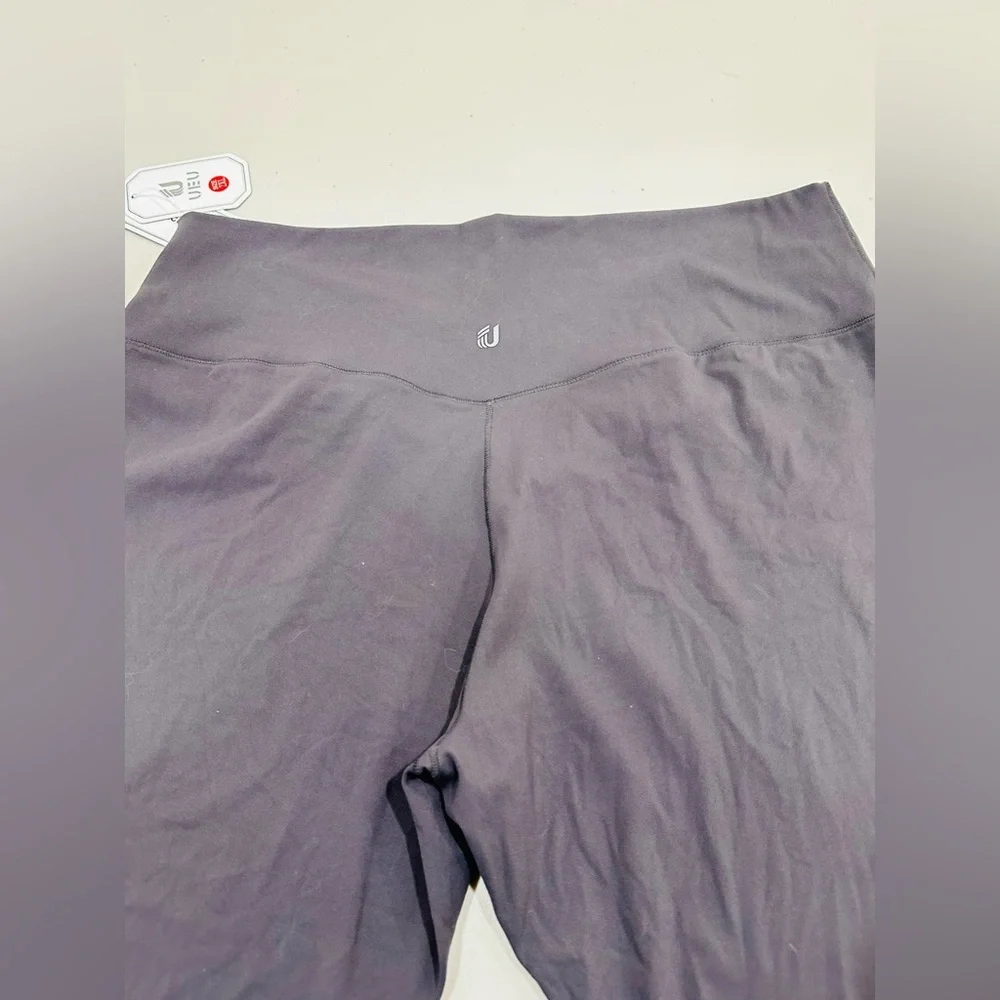 NWT. UEU‎ Elastic High Waist Leggings Flare  Fitness Pants For Women Size XXL